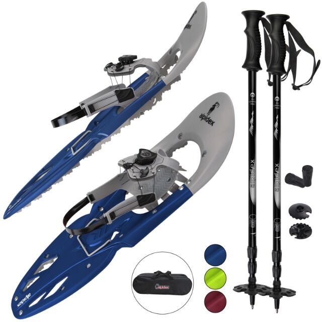 Schneeschuhe Kunststoff Rahmen * 25 oder 29 Inch mit Stöcken * inkl. Tragetasche * große Mengen * sofort lieferbar 