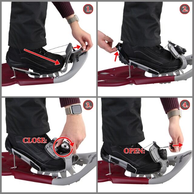 Schneeschuhe Kunststoff Rahmen * 25 oder 29 Inch wahlweise mit Stöcken * inkl. Tragetasche * große Mengen * sofort lieferbar 