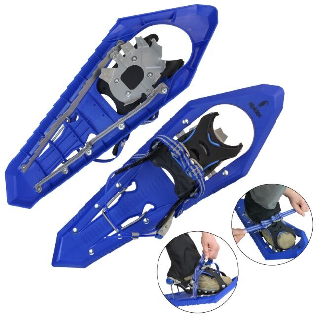 Schneeschuhe V-Rahmen * wahlweise mit Stöcken * bis 130 kg * inkl. Tragetasche * Trendprodukt 2019 