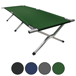 Camp bed Alu XXL 210 x 72 x 45 cm up to 180 kg load capacity