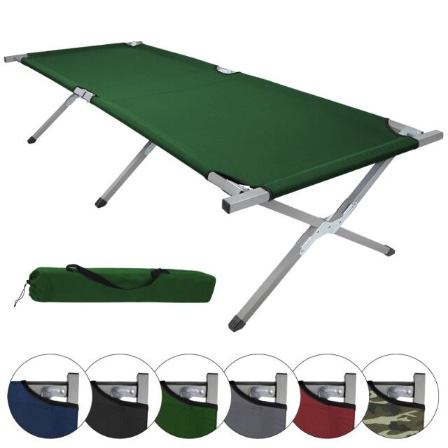 Feldbett XXL 210 x 72 x 45 cm - perfekt für Unterkunft von Flüchtlingen oder andere Unterkünfte