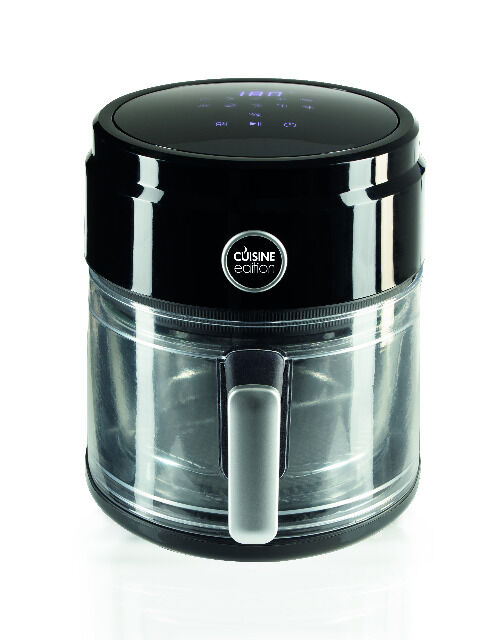 Cuisine Edition Heißluft-Fritteuse mit Glas-Garkorb