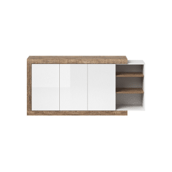 Kommode Kommoden 180cm +push to open Funktion +grifflos +Hochglanz weiß