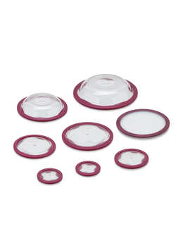 Cucinella Clever Lock Deckel-Set, 8-tlg., augergine