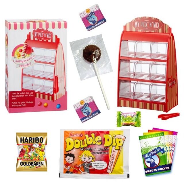 Trendartikel Süßigkeitenspender - Süßigkeiten Spender Box Aufbewahrung - Süßwarenautomat - Snackspender - Müslispender 