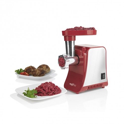 MAXXMEE Fleischwolf 1300W Edelstahl/rot