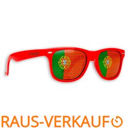 Länderbrille - WM Fanbrille - Portugal - Sonnenbrille - Fan Artikel
