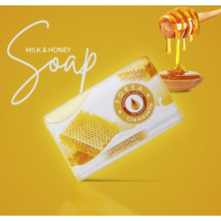  Cream soap Savon crème FOREA Cremeseife  Milk & Honey, 150g   made in Germany