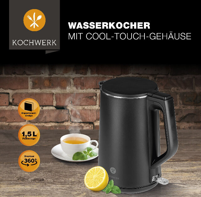 Wasserkocher Cooltouch