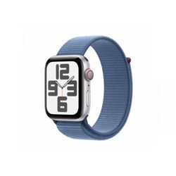 Apple Watch SE Alu. 44mm GPS+Cellular Silver Sport Loop Blue MRHM3QF/A