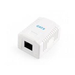 CableXpert Abgeschirmte CAT6 Aufputz-Dose mit 1 Anschluss NCAC-1U6-01