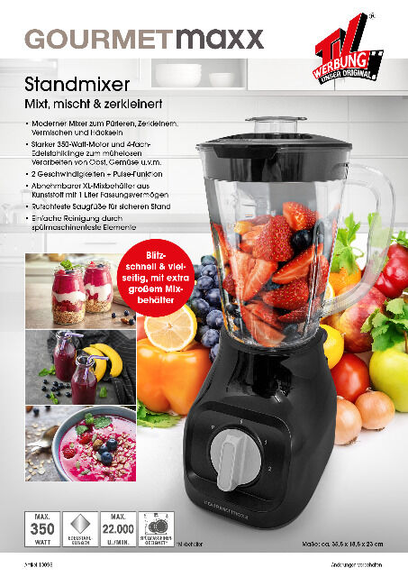 Cuisine Edition Standmixer / TV Werbung unser Original 