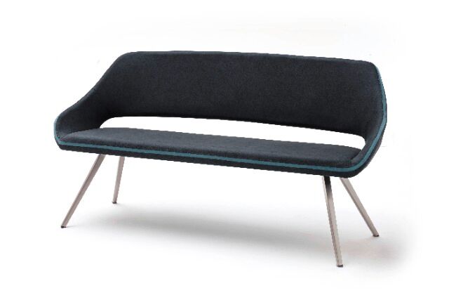 Bank Esszimmerbank +Edelstahlgestell+Kunstleder +Plegeleicht