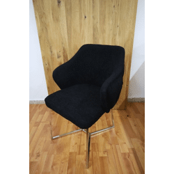 Stuhl Esszimmerstuhl Armlehnenstuhl +Metallgestell Schwarz oder Chrom +4 Farben wählbar