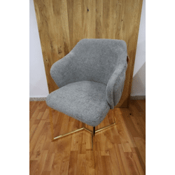 Chair dining chair armchair +metal frame black/chrome +4 colors selectable 