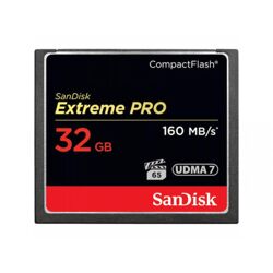 Sandisk CF 32GB EXTREME Pro 160MB/s retail SDCFXPS-032G-X46