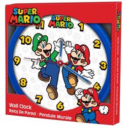 Super Mario - Wanduhr für Kinder