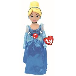 Ty 02412 - Disney Prinzessin - Cinderella Plüschfigur mit Sound - 40 cm
