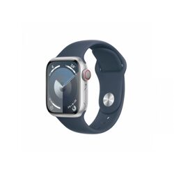 Apple Watch S9 Alu. 41mm GPS+Cellular Silver Sport Band Blue S/M MRHV3QF/A