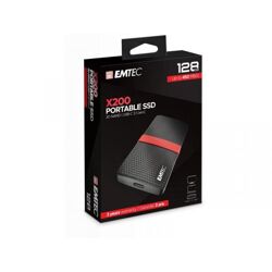 EMTEC SSD 128GB 3.1 Gen2 X200 Tragbare SSD Blister ECSSD128GX200