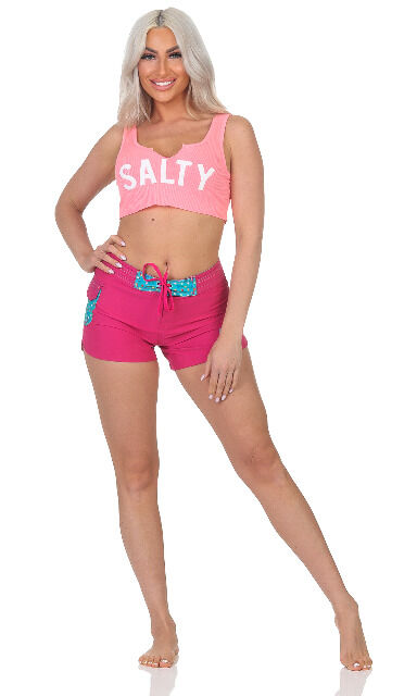 Damen Badeshorts in Pink  (/GA0322/3397)