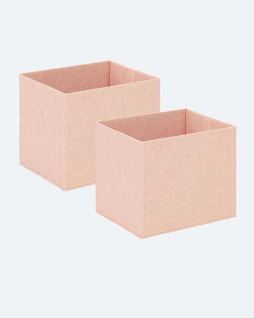 Aufbewahrungsbox Cube Gr. M, 2tlg.