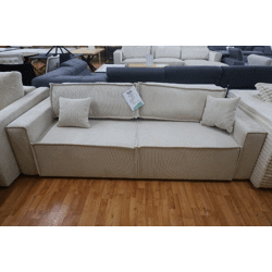 Sofa Couch Wohnlandschaft +Bettfunktion + Stauraum +Kissen +Cordstoff