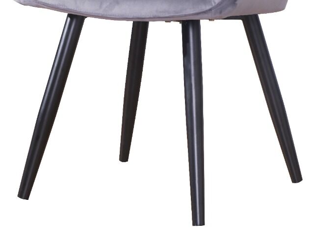 Stuhl Esszimmerstuhl Armlehnenstuhl +Samtstoff+Metallgestell