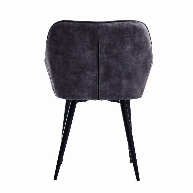 Stuhl Esszimmerstuhl Armlehnenstuhl +Samtstoff+Metallgestell