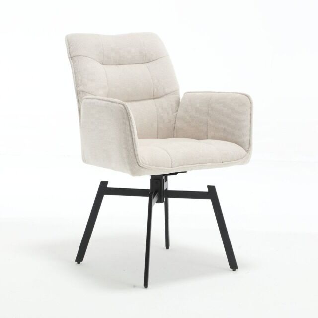 Stuhl Esszimmertuhl Armlehnenstuhl + 180° drehbar + Rückdrehfunktion 