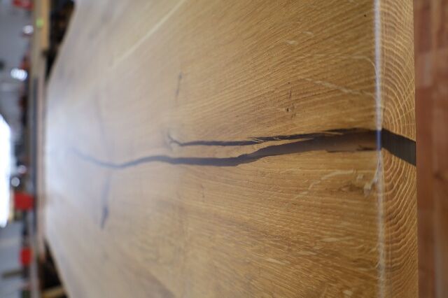 Esstisch Tisch Epoxidharz Transparent +Baumkante +4cm Vollmassiv 180x100cm +mehrere Größen wählbar