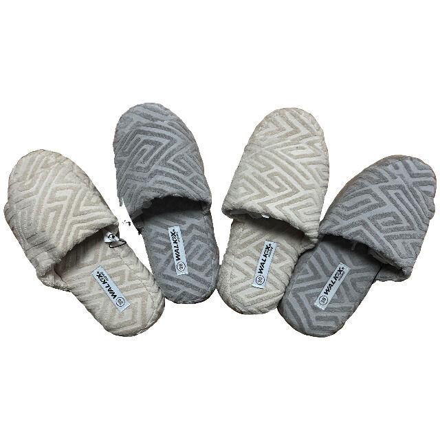 Walk X Home Hausschuhe Frottee Slipper