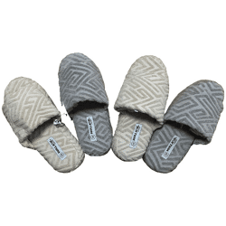 Walk X Home Hausschuhe Frottee Slipper