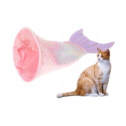 Haustierprodukte – großes rosa Meerjungfrau-Katzenspielzeug