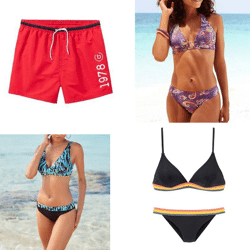 1.5 € Pro Stück, Damen und Herren Bademodemix, A ware, absolut neu, damen, Versandhaus