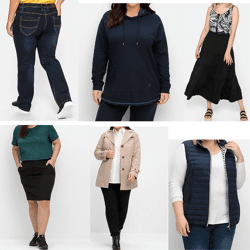 5,50€ per piece, Sheego women's clothing large sizes, L, XL, XXL, XXXL