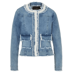 Damen-Jeansjacke, absolut neu, neues Modell, in verschiedenen Größen erhältlich. Der Artikel ist auf Lager