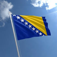 Bosnien und Herzegowina flagge 90 cm x 150 cm mit Öse aus Polyester