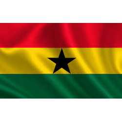 Ghana  flagge 90 cm x 150 cm mit Öse aus Polyester