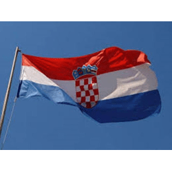 Kroatien  flagge 90 cm x 150 cm mit Öse aus Polyester