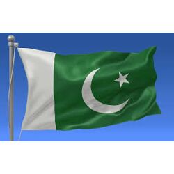 Pakistan flagge 90 cm x 150 cm mit Öse aus Polyester