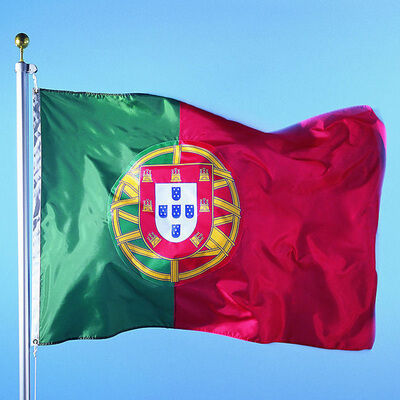 Portugal  flagge 90 cm x 150 cm mit Öse aus Polyester