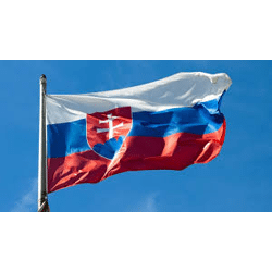 Slowakei flagge 90 cm x 150 cm mit Öse aus Polyester