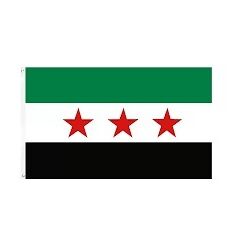 Syrien flagge 90 cm x 150 cm mit Öse aus Polyester