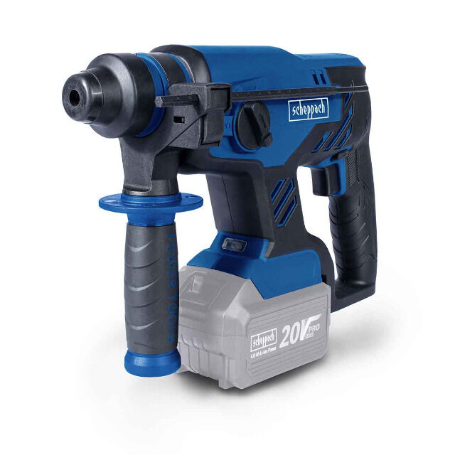 Bohrhammer BCRH170-20ProS Scheppach - 1,7 Joule | 40mm Bohrdurchmesser | mit LED-Licht 