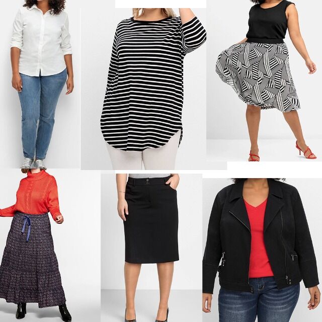 5,50€ pro Stück, Sheego Damenbekleidung große Größen, L, XL, XXL, XXXL