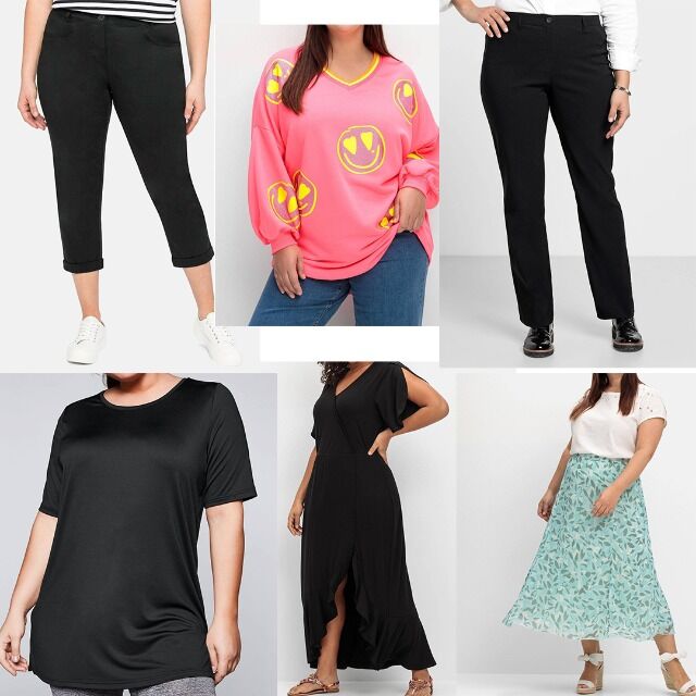 5,50€ pro Stück, Sheego Damenbekleidung große Größen, L, XL, XXL, XXXL