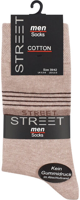 Herren Socken STREET ohne Gummibund - 5er Pack