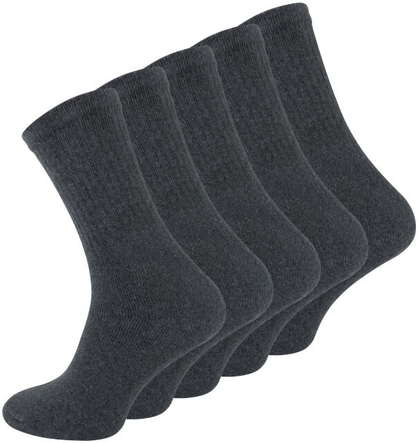 Herren Arbeitssocken robust und strapazierfähig in dunkelgrau - 5er Pack