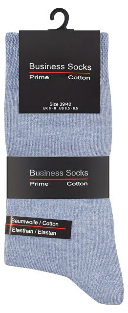 Herren Business Socken in Blautönen - 5er Pack